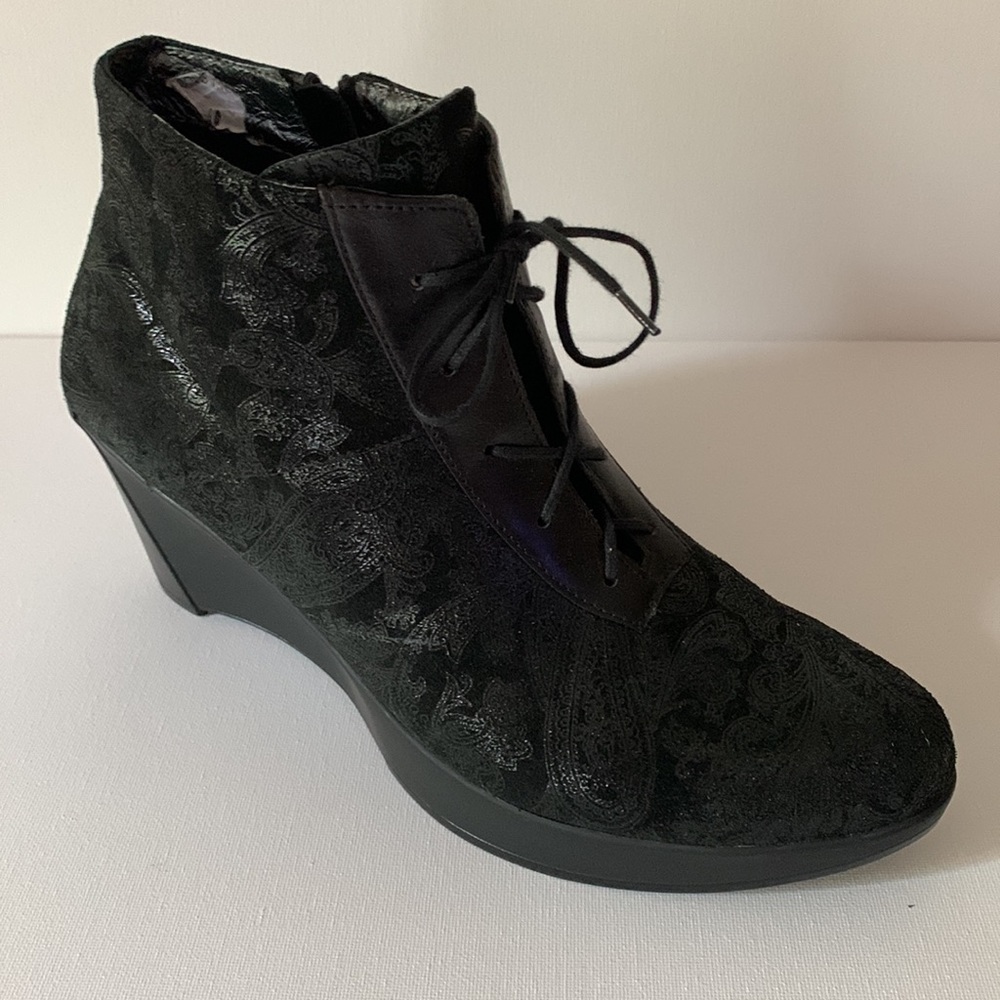 Naot Black Platform Booties